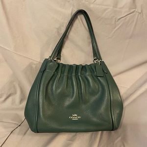 Green Coach bag